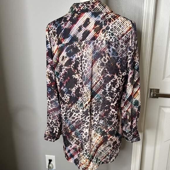 Bebe Multicolor Patterned Blouse - Picture 3 of 3